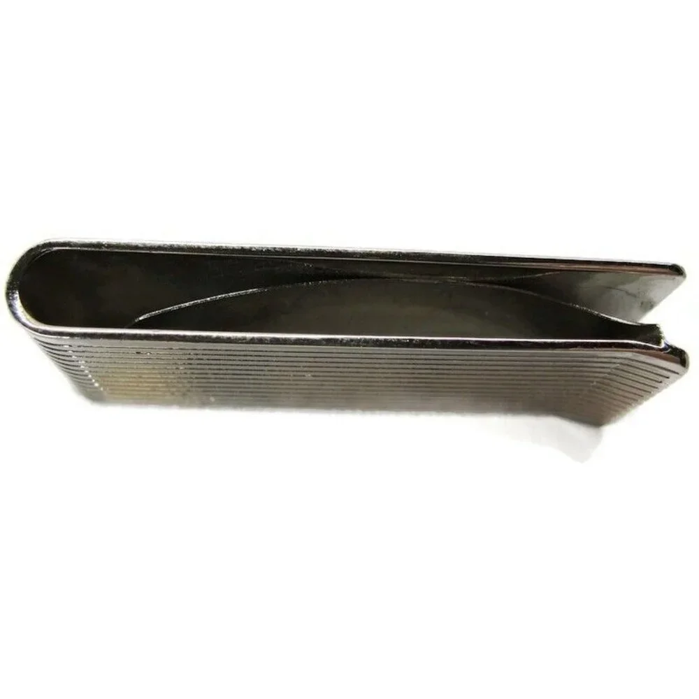 Silver Tone Tequila Money Clip Stainless Wallet Credit Card Cash ID Holder